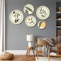 Wallity Yats-21 Conjunto de 5 Cuadros Decorativos Multicolor